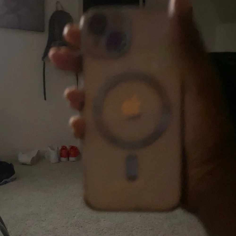 Apple iPhone with Gold MagSafe Case